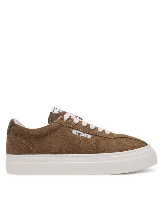 Тканевые кроссовки Dellow 02 Cup Suede YA22205 S.W.C Stepney Workers Club, коричневый