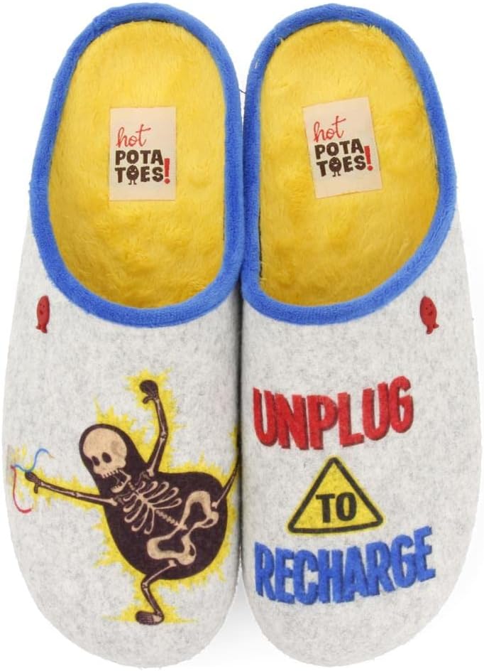 

Современные мужские тапочки Hot Potatoes!, серый