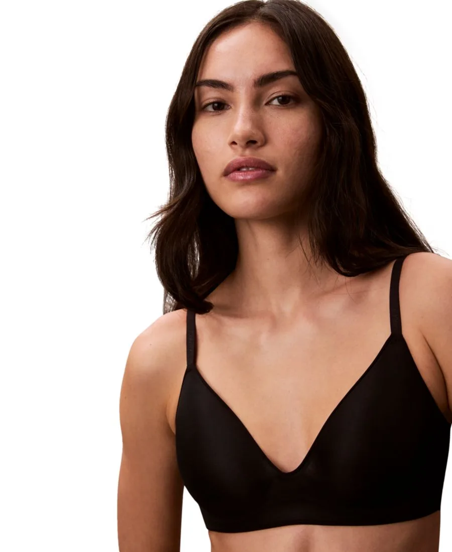 Женский бюстгальтер с полной поддержкой и регулируемой шириной Calvin Klein, черный — фото 4