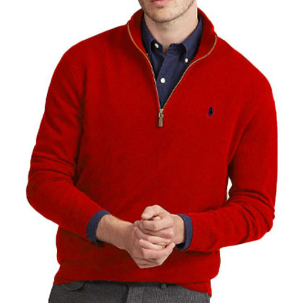 Свитер SS23 Men's Polo Ralph Lauren, Красный — фото 3
