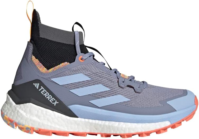Мужские походные кроссовки adidas Terrex Free Hiker 2, черный/фиолетовый/голубой — фото 2