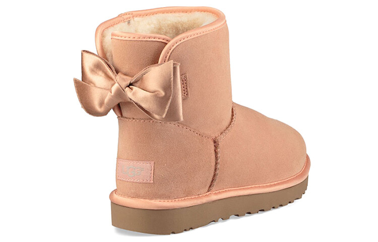 Ботинки зимние женские UGG Sunshine Powder, коралловый — фото 3