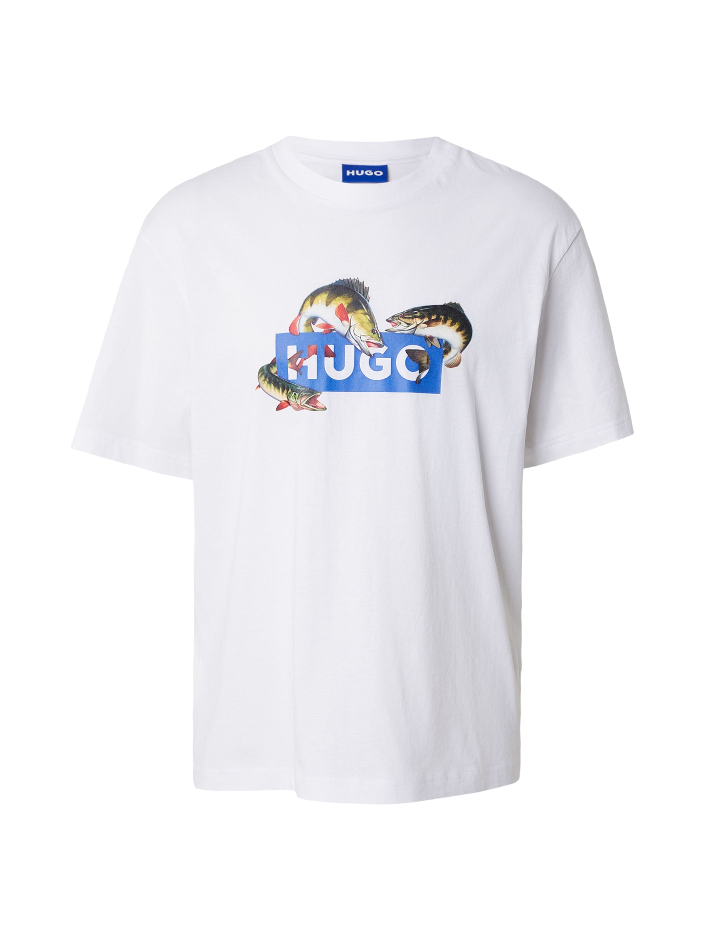 

HUGO Футболка 'Nalotrix' в белом цвете