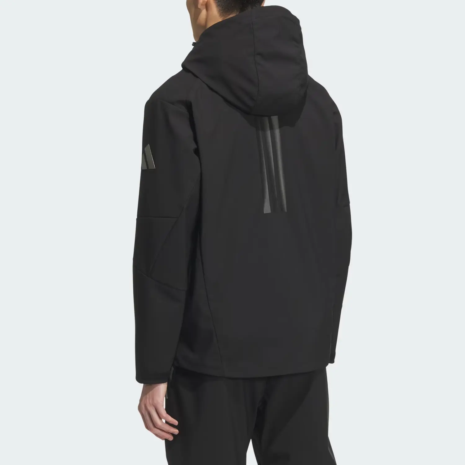 Adidas Спортивная куртка мужская черная, Black — фото 3