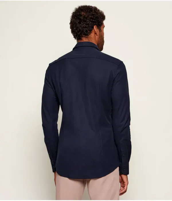 Футболка P-HANK-spread-243 slim fit Boss, темно-синий — фото 4