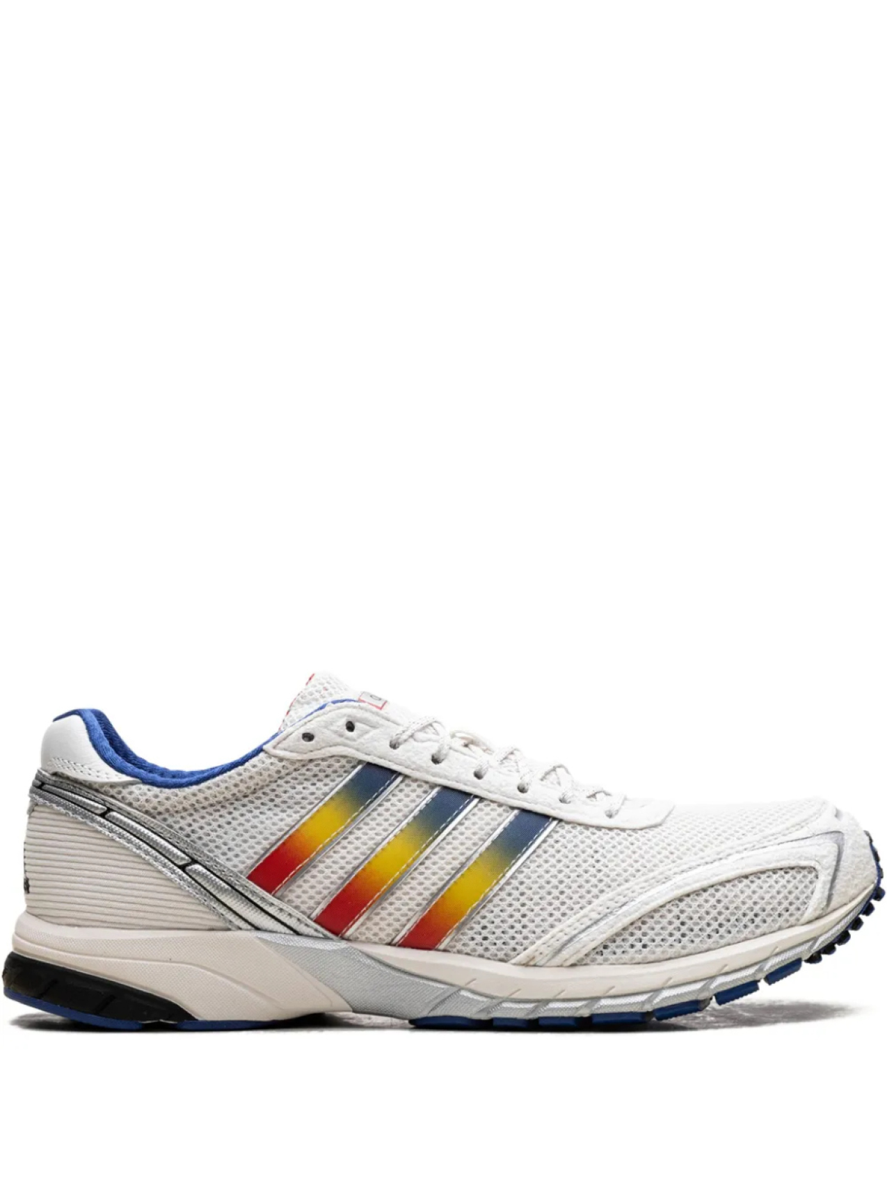 Кроссовки Adidas Adizero Adios OG "Core White/Team Royal Blue/Yellow", белый