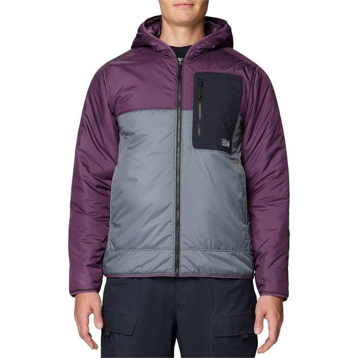 

Куртка с капюшоном Aprés pro insulated - мужская Mountain Hardwear, Foil Grey/Dusty Purple/Black, Черный, Куртка с капюшоном Aprés pro insulated - мужская Mountain Hardwear, Foil Grey/Dusty Purple/Black