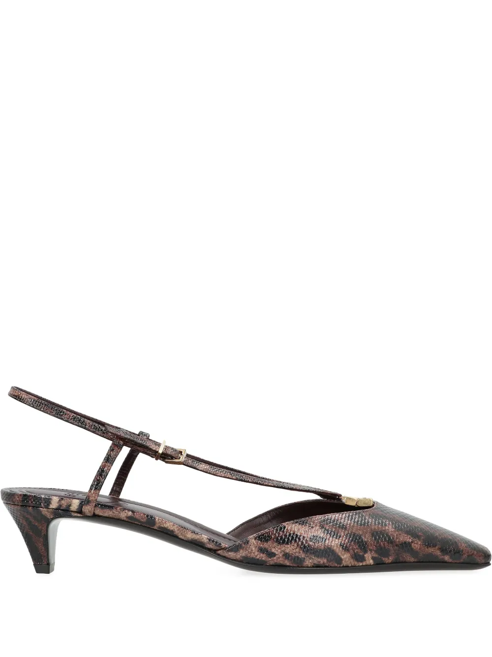 Туфли FFold 40 Fendi, коричневый
