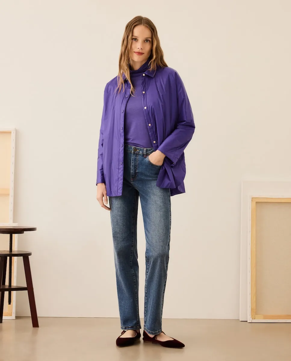 

Женская футболка с высоким воротником Stella Rittwagen, синий