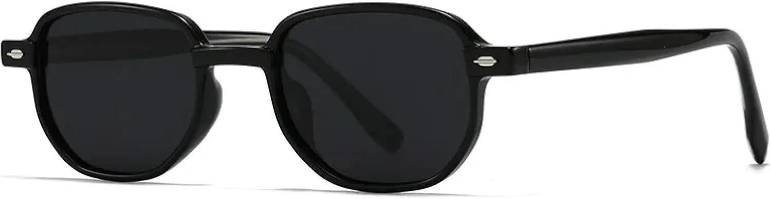 

Ретро-заклёпки, женские солнцезащитные очки класса люкс, модные очки с леопардовым принтом, защита от УФ-излучения UV400, мужские зеленые VVTWSSW, C1 Black Black