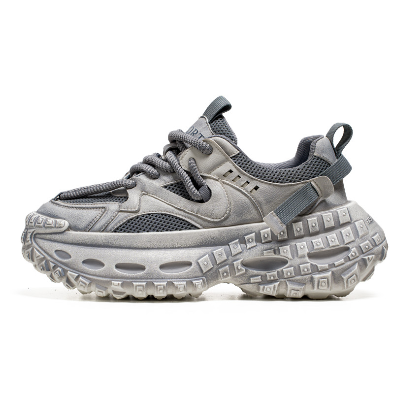 

Dao Tu Sen Серые мужские противоскользящие массивные кроссовки Slip Resistant Low Top Chunky Sneakers (S1698-Agent), цвет Gray (S1698-Agent)