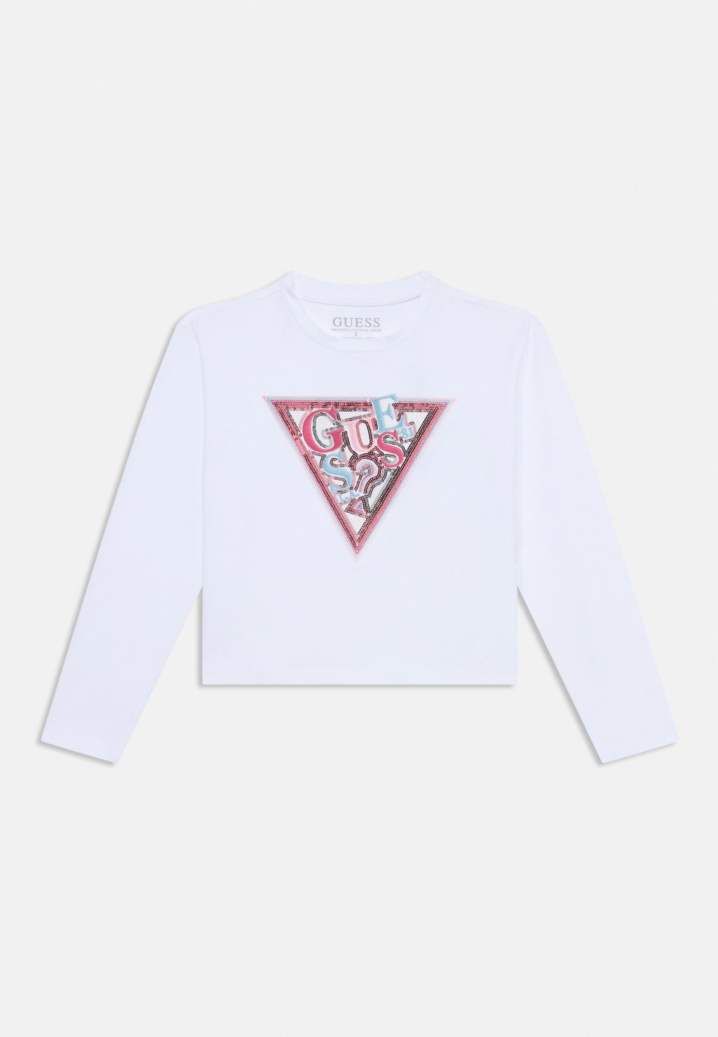 

Футболка с длинным рукавом JUNIOR Guess, белый