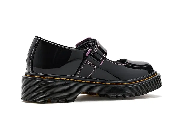 Туфли Mary Jane с блестящим сердцем Mary Jane Bex J Dr. Martens Kid's Collection, Black — фото 4