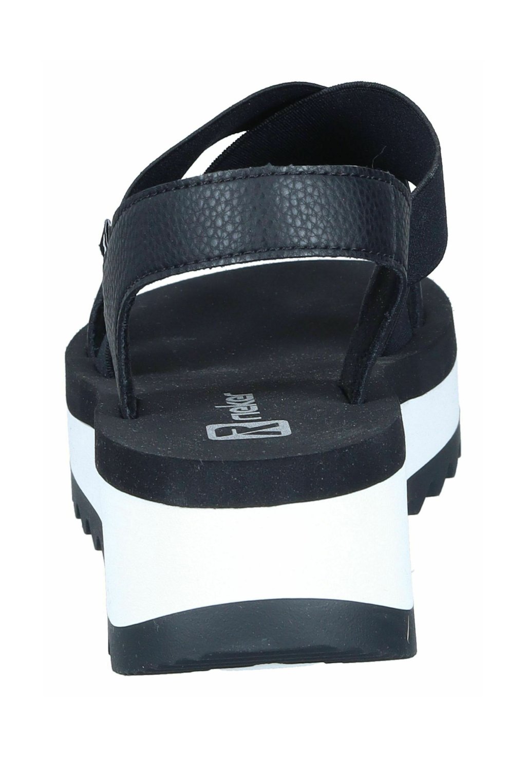 Босоножки на танкетке Platform sandals Rieker, черный — фото 4