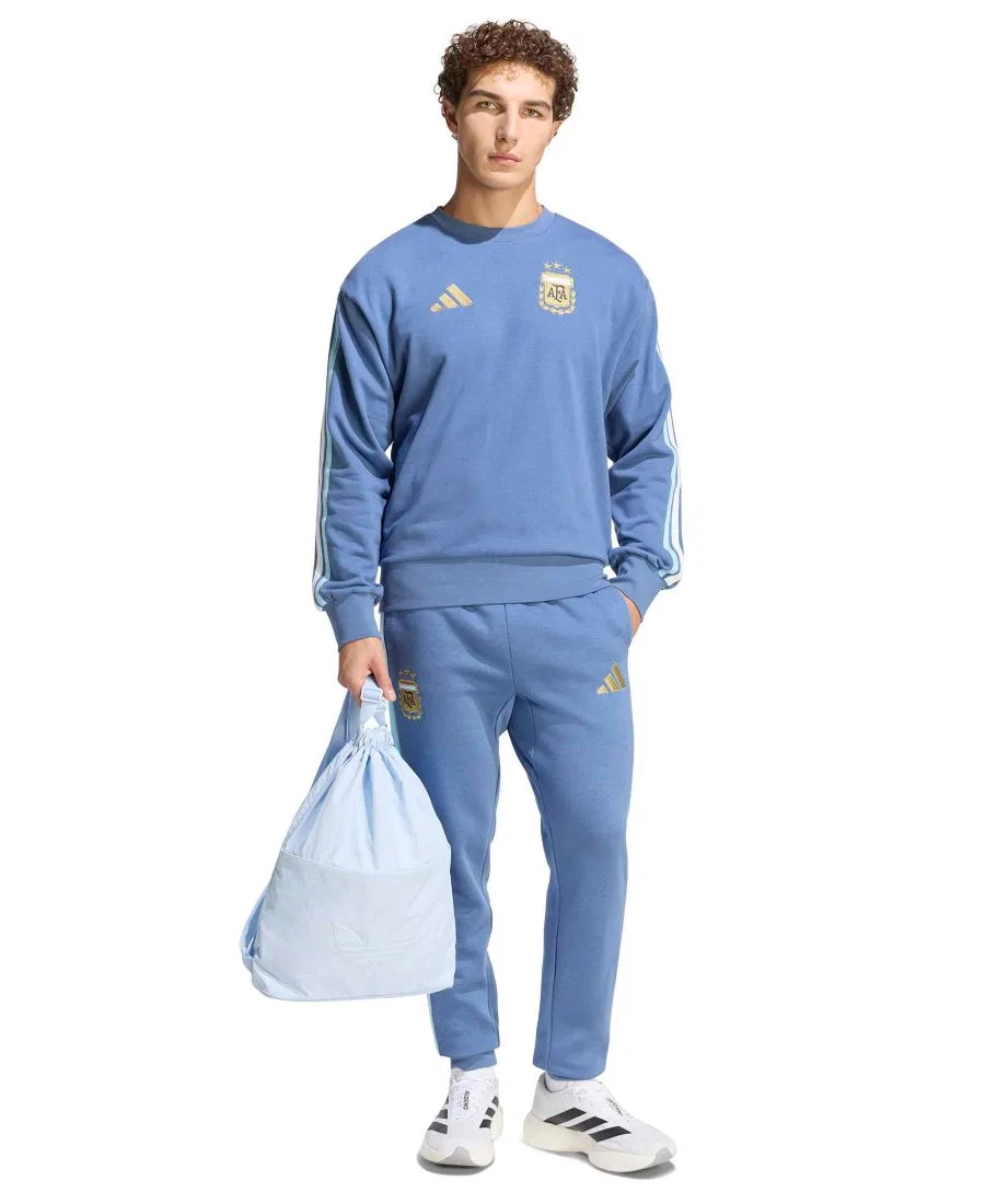 Мужские флисовые брюки Argentina DNA Adidas, синий — фото 2