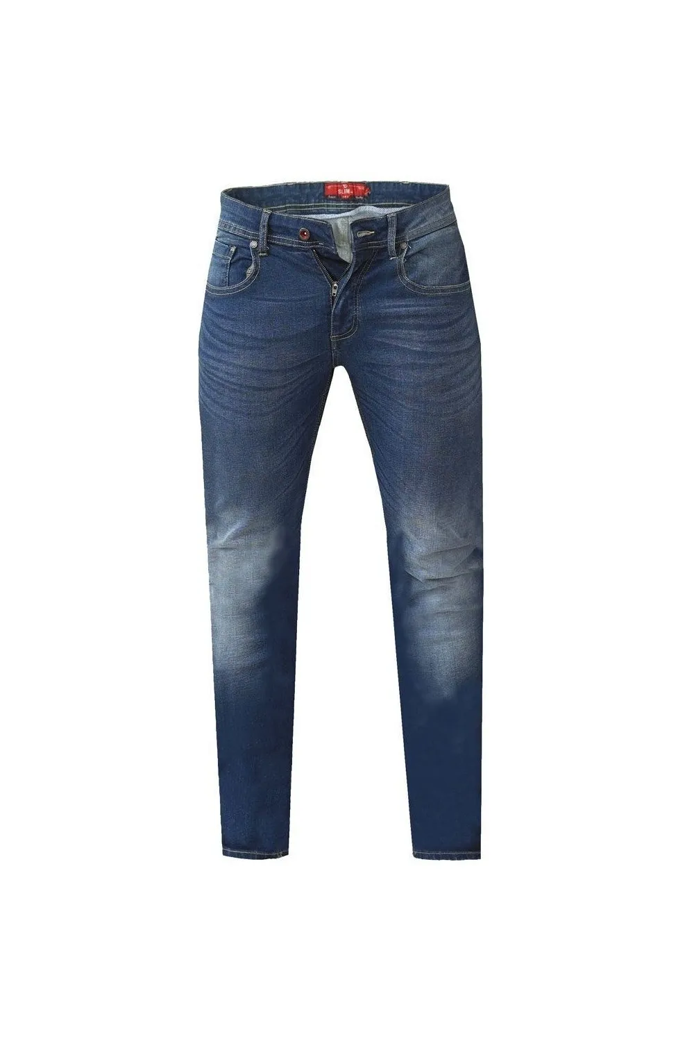 

Зауженные джинсы стрейч Ambrose Duke Clothing, синий