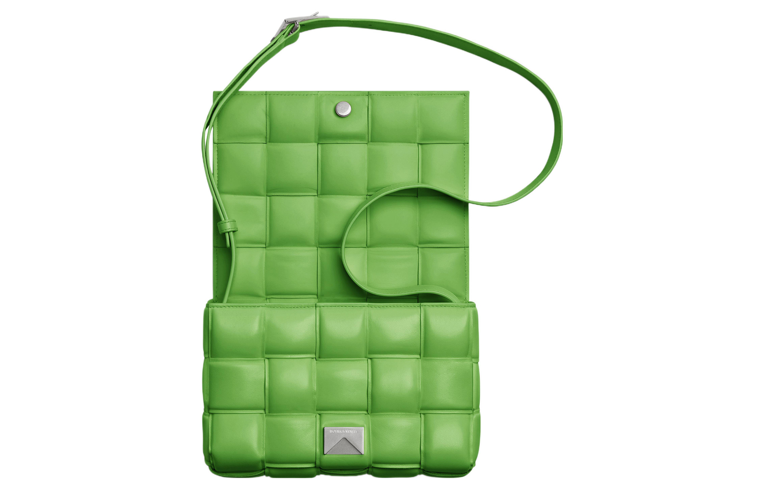 Сумка кросс-боди Padded Intreccio Cassette Acid Green Bottega Veneta, Set (Bag+Dust Bag) — фото 4