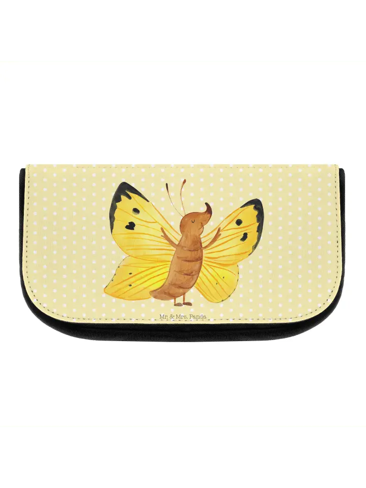 

Косметичка Mr & Mrs Panda Schmetterling Zitronenfalter ohn, пастельно-желтый