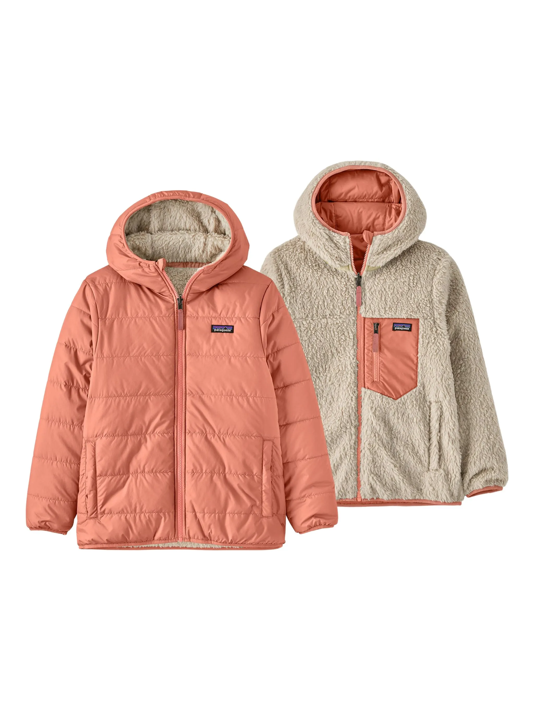 

Стеганая куртка с капюшоном Patagonia Kids, оранжевый