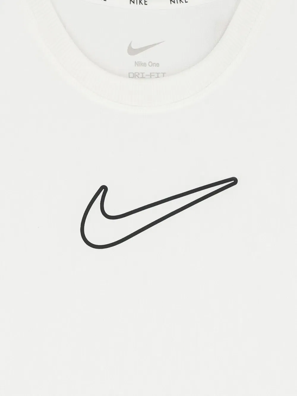 Футболка с логотипом Nike Kids, белый — фото 3
