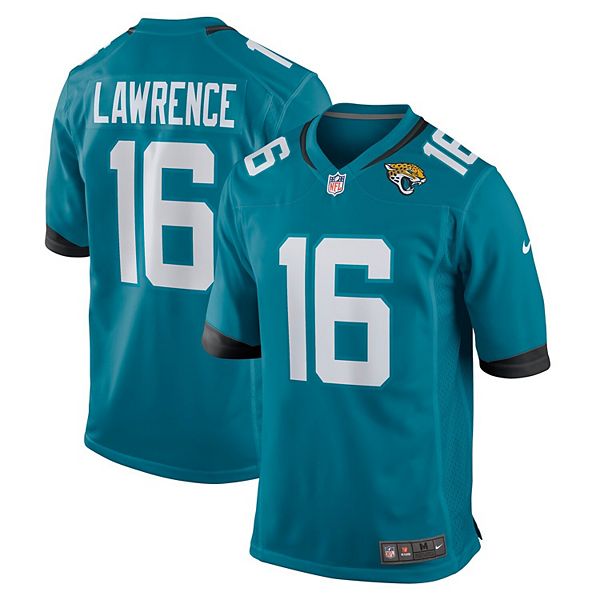 Мужская футболка Trevor Lawrence Teal Jacksonville Jaguars 2021 NFL Draft First Round Pick Game Nike
