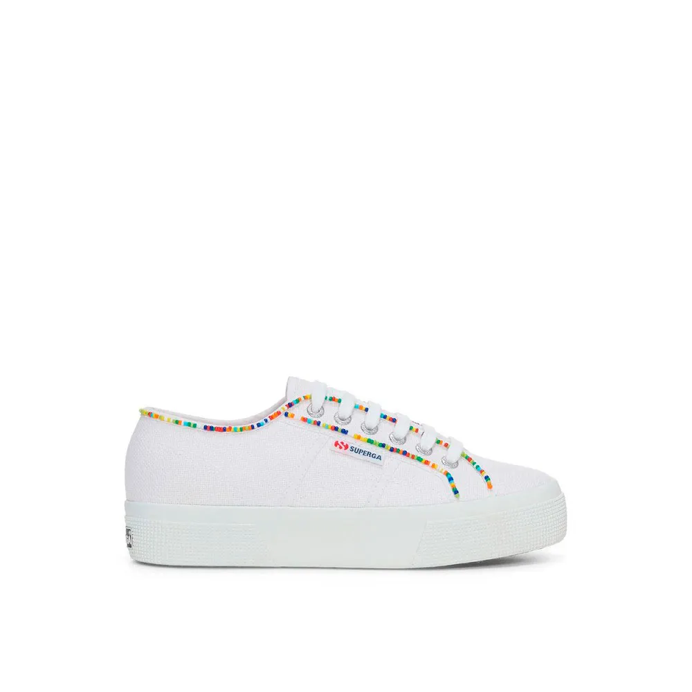 Кроссовки Superga 2740 Multicolor Beads, белый