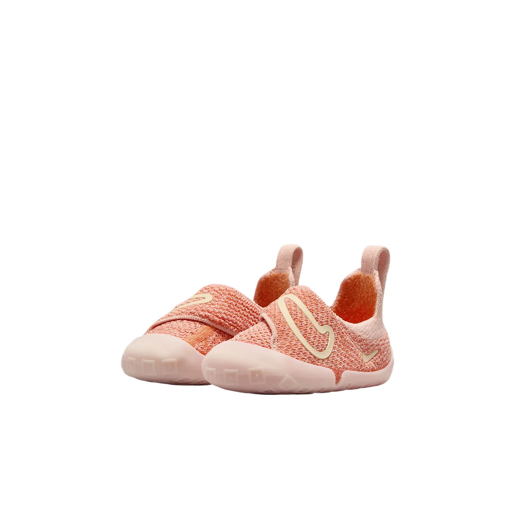 Низкие кроссовки Swoosh 1 для младенцев и малышей Nike, розовый — фото 4