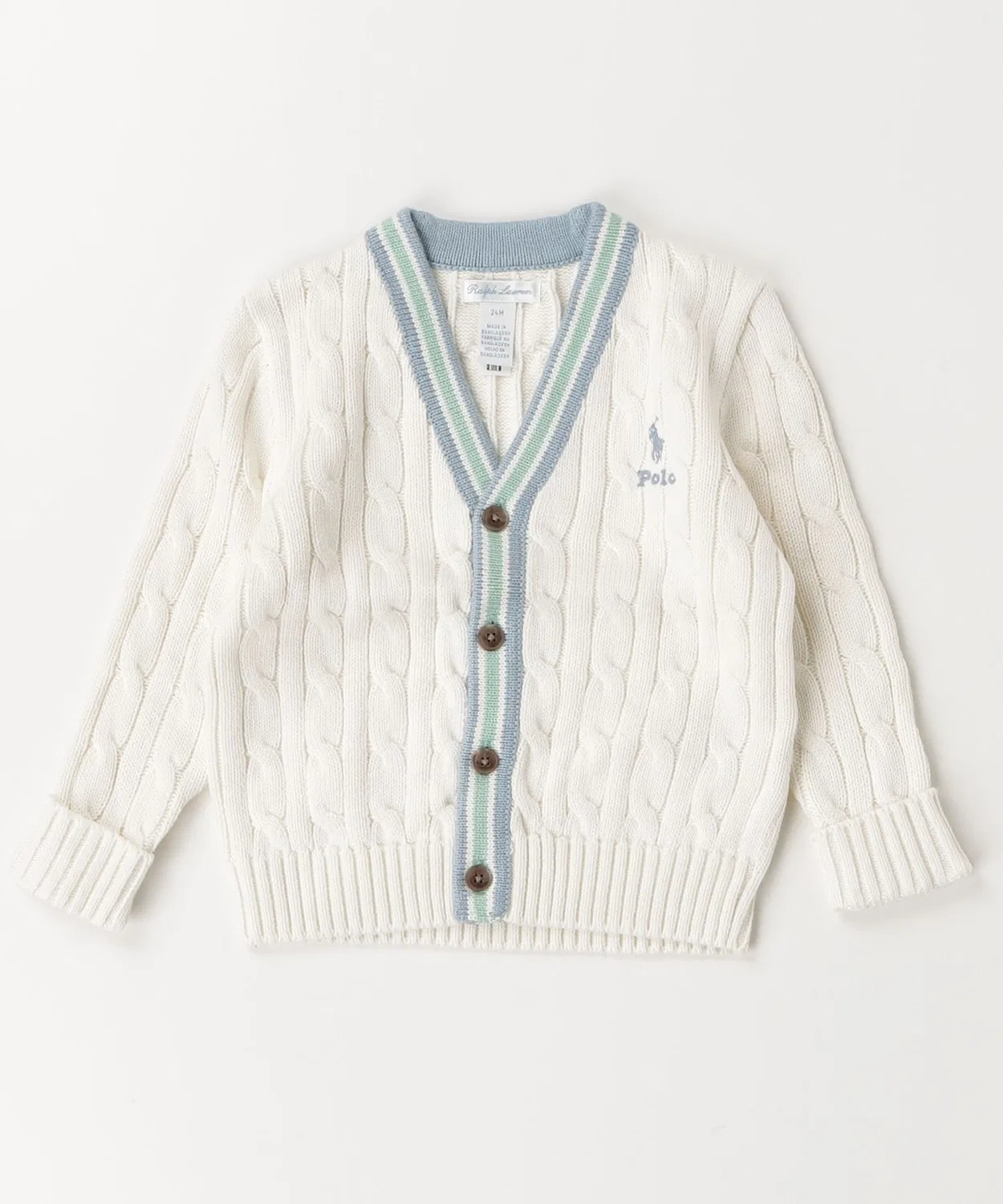 Кардиган хлопковый крикетный Polo Ralph Lauren, натуральный — фото 4