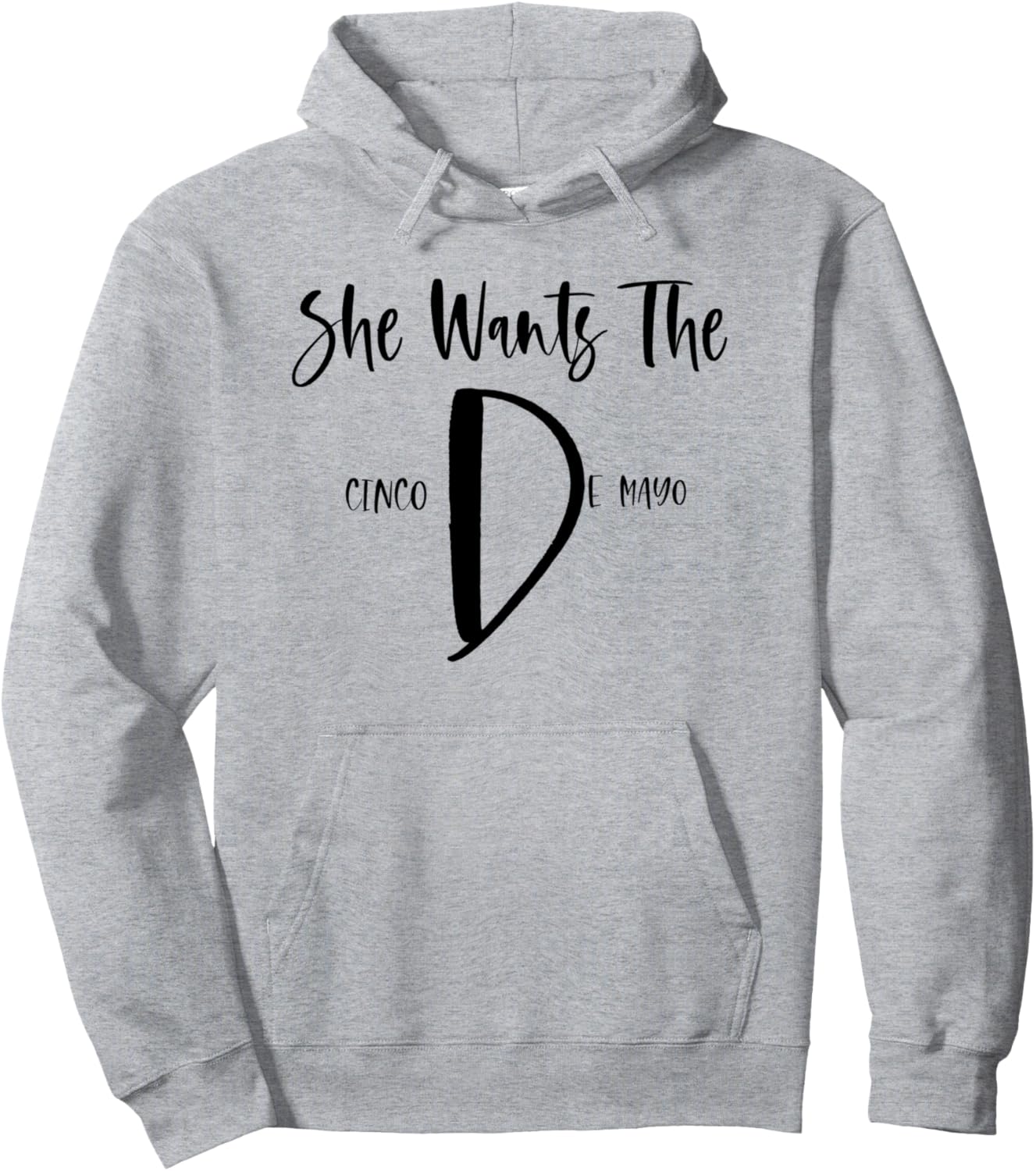 

Она хочет Синко де Майо. Юмор для взрослых. Смешная мексиканская фиеста. Худи с каламбуром Funny Mexican Fiesta Tees, серый
