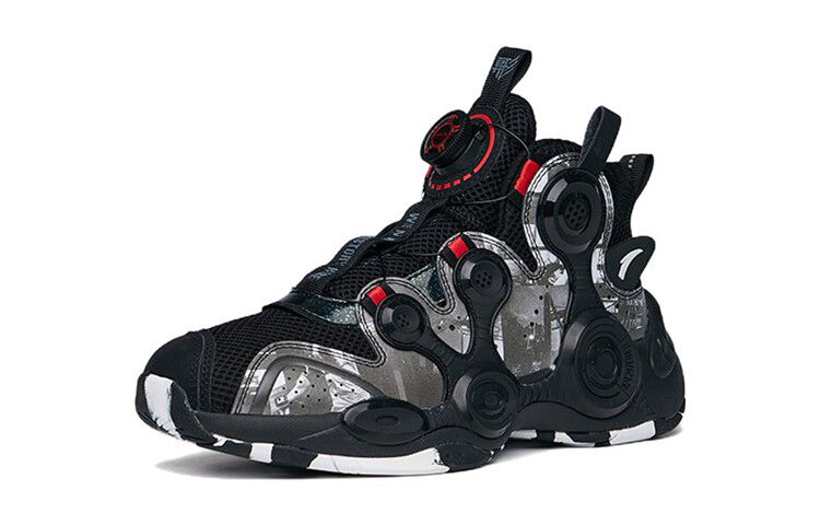 Детские баскетбольные кроссовки GS Mid-top Black Anta Kids — фото 2