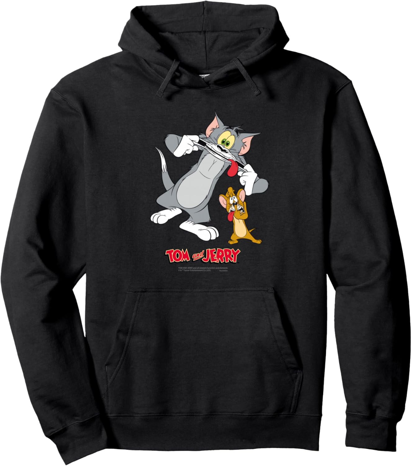 

Толстовка с изображением Тома и Джерри/Хэллоуина Tom And Jerry, черный