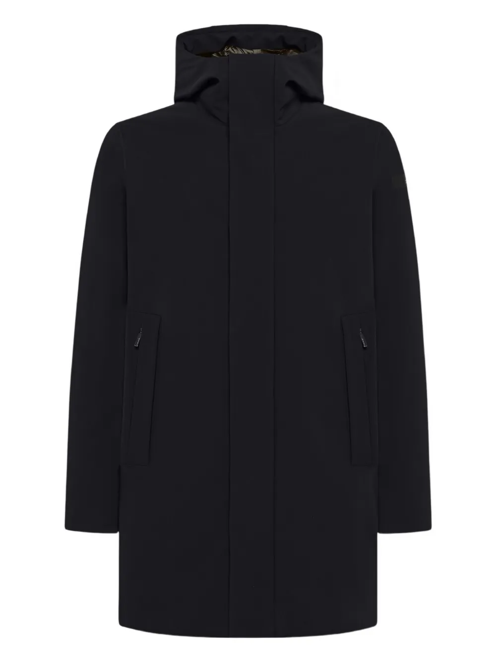 

Пальто с капюшоном из материала Surflex Rrd, черный