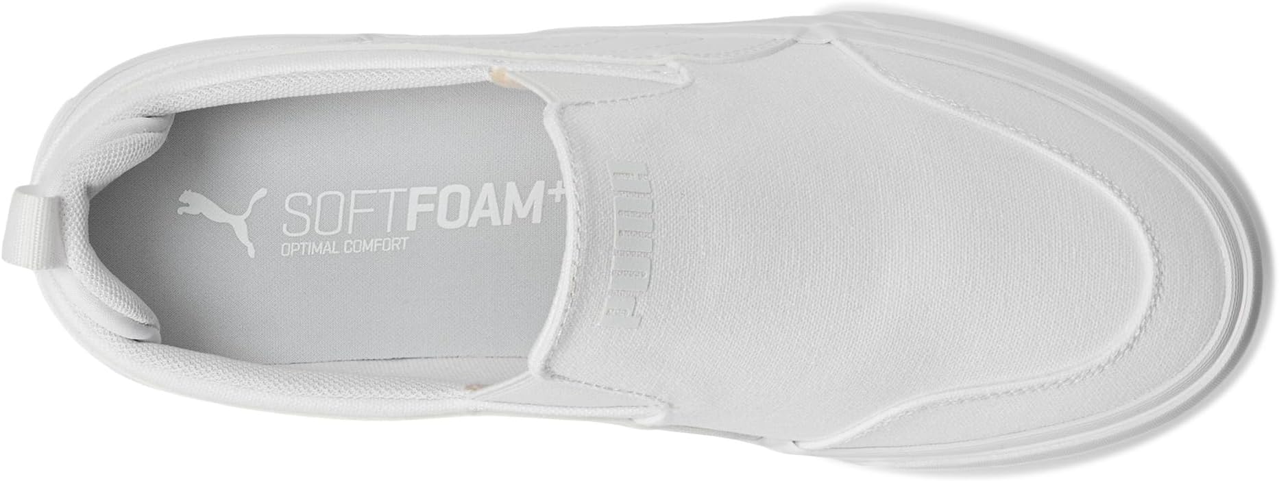 Кроссовки PUMA Court Classic Vulc Slip On Sneakers, цвет Puma White/Puma White — фото 2