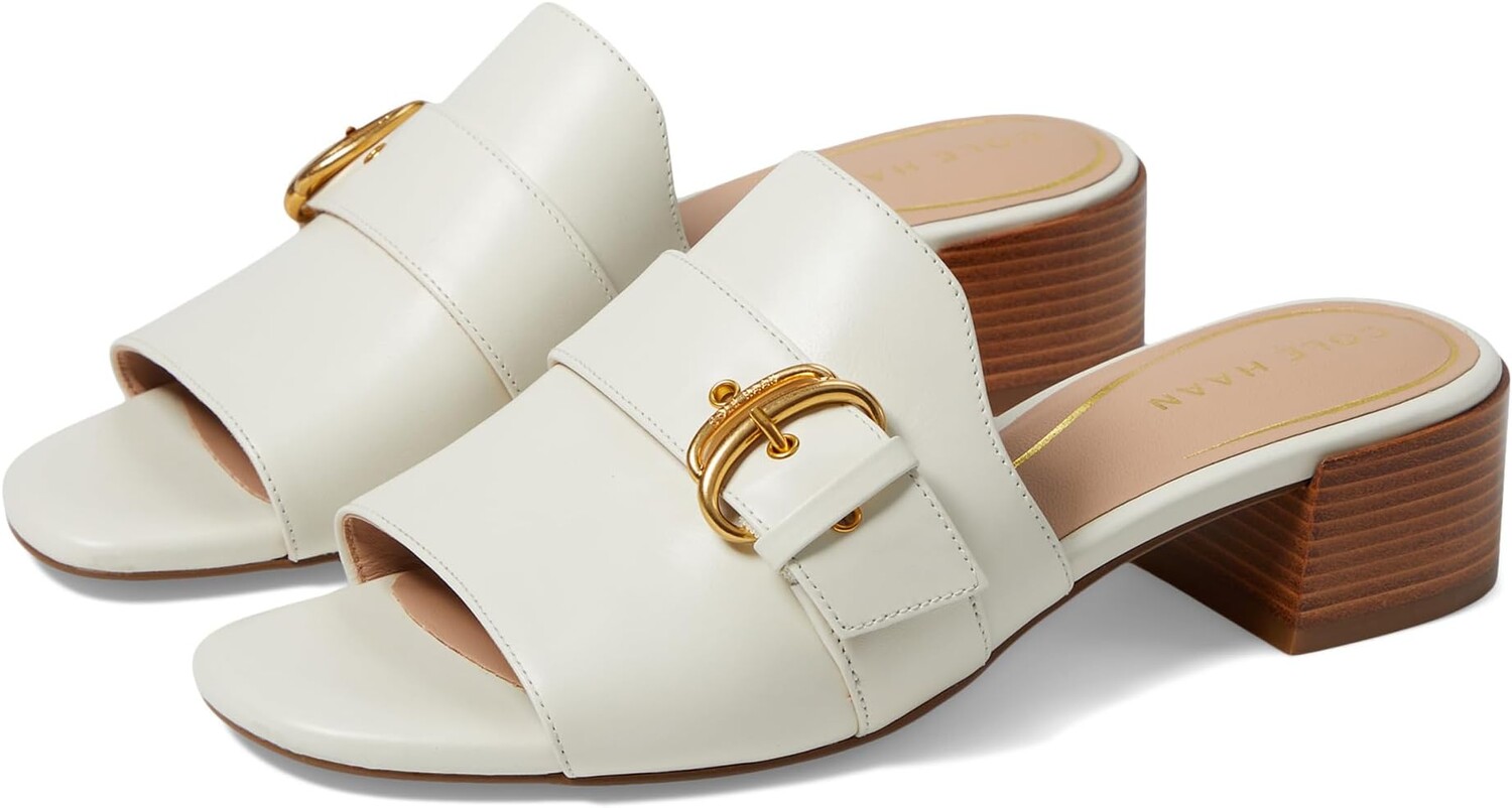 

Туфли Cole Haan Crosby Slide Sandal, цвет Ivory Leather/Stack
