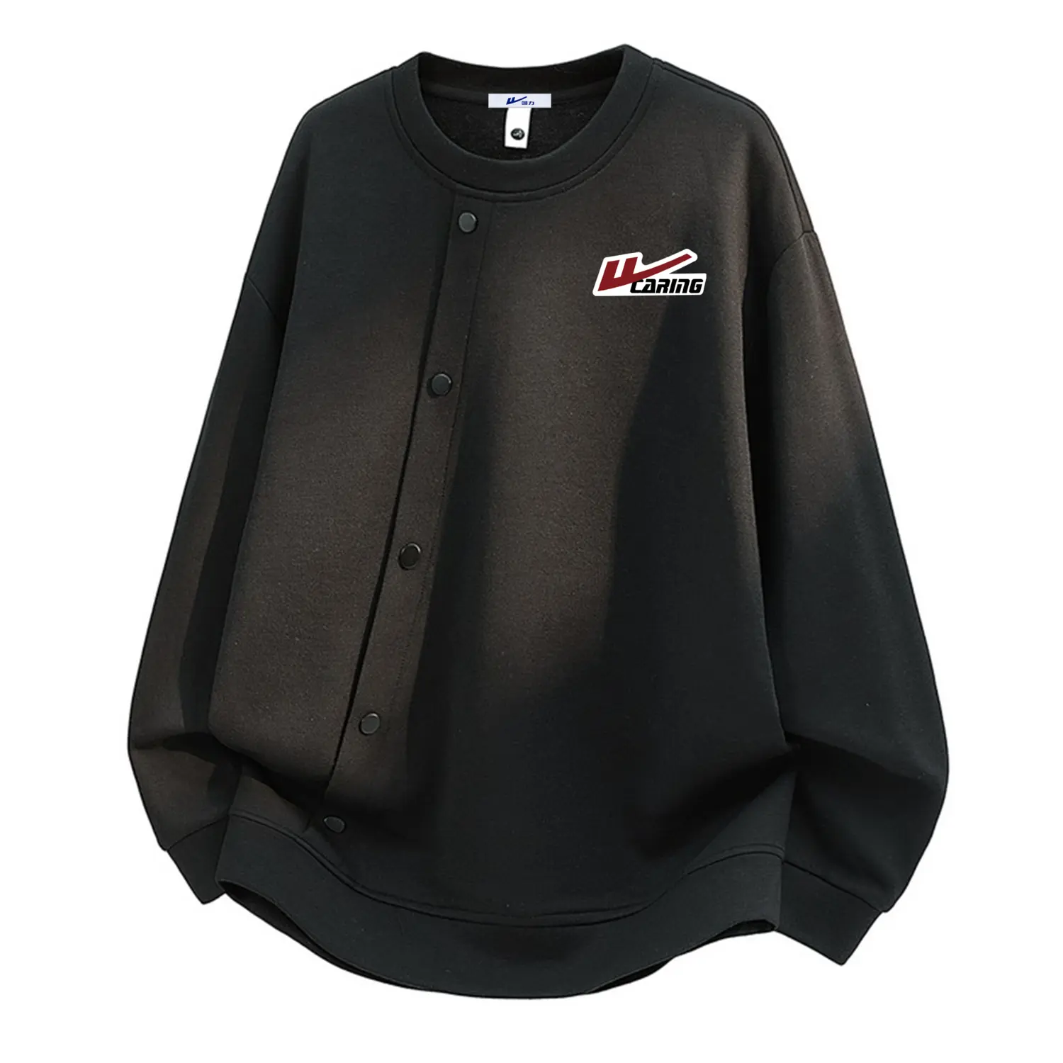 

Свитшот Unisex Crew Neck Moderate Heavyweight WARRIOR, черный (diy badge)