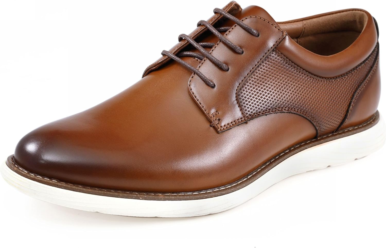 

Мужские повседневные туфли Amali на подскоке - лоферы для мужчин, Cognac Lace-up (Alec)