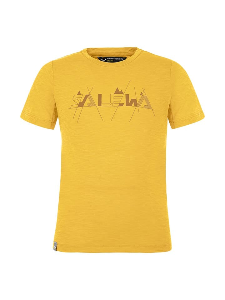 

Функциональная рубашка Salewa Funktionsshirt Graphic Dry, желтый