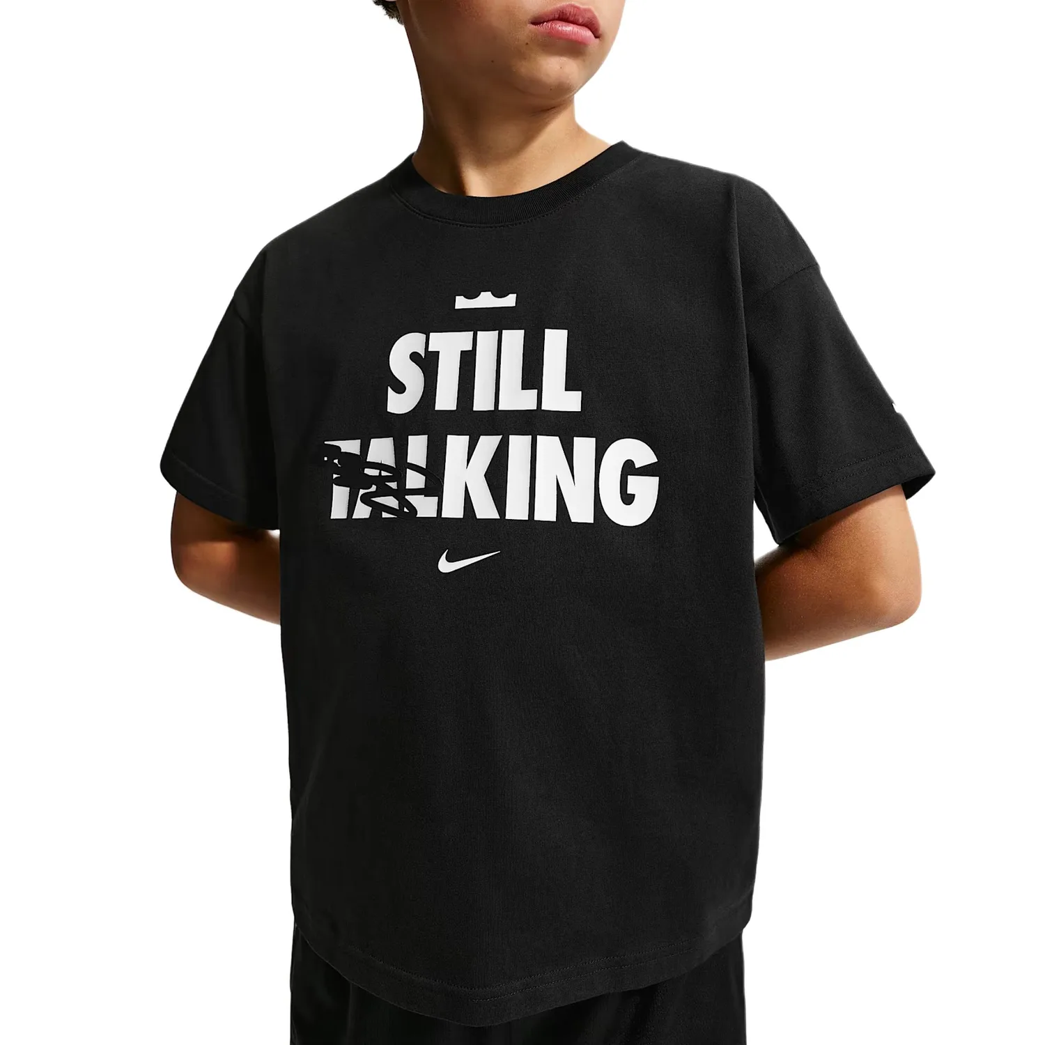 Футболка LeBron Shut Up And Dribble Kids' Nike, черный