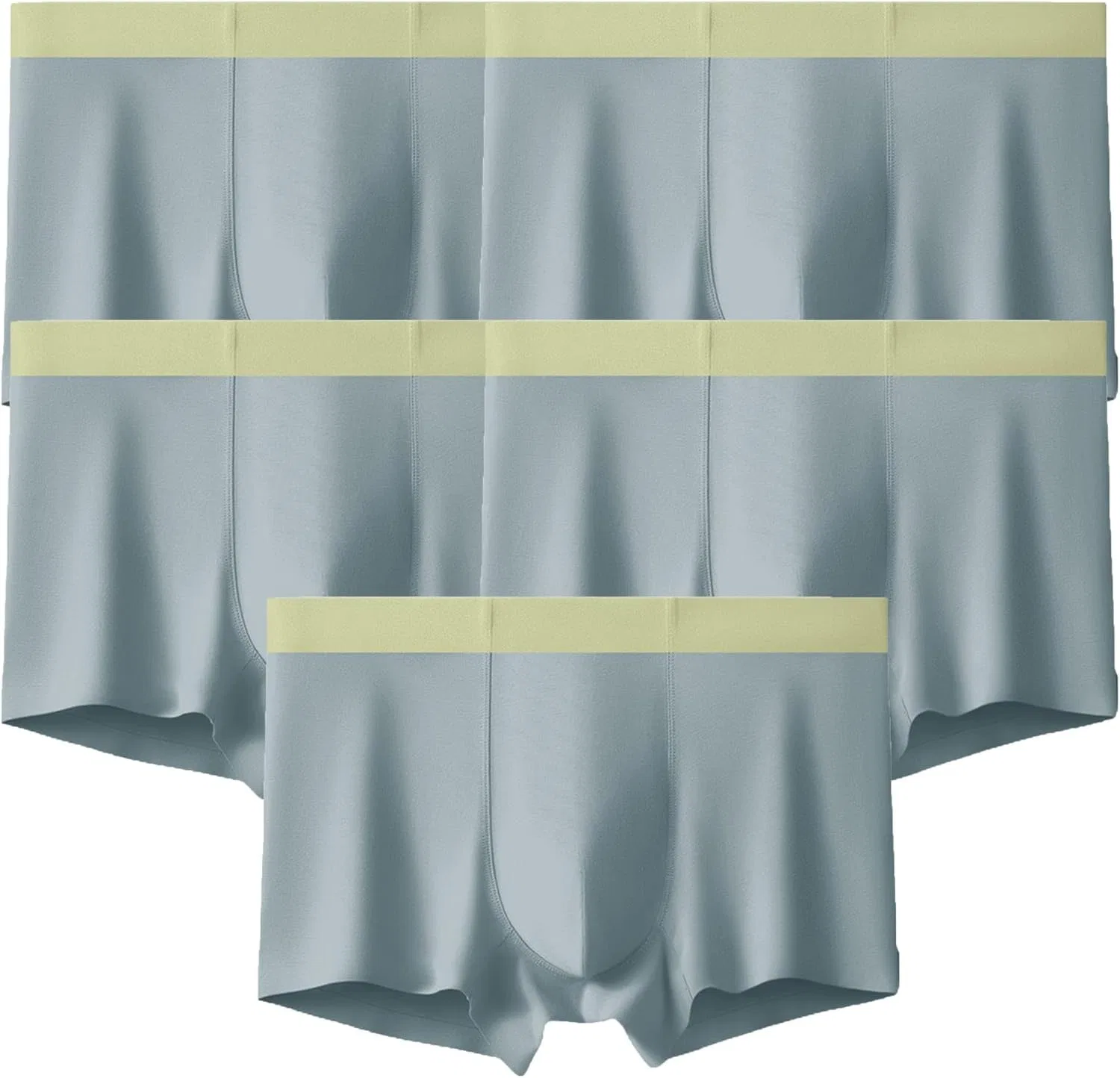 Трусы боксеры хлопковые стрейч, Green-5pc