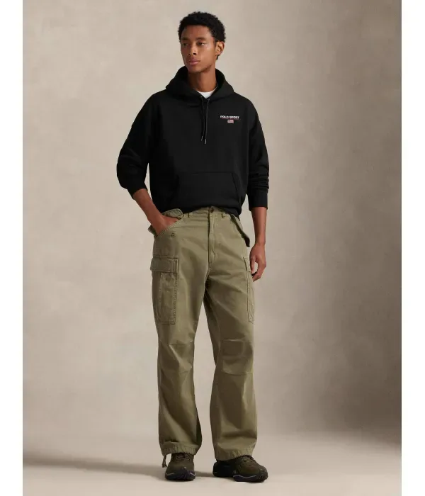 Толстовка relaxed fit Polo Ralph Lauren, черный — фото 2