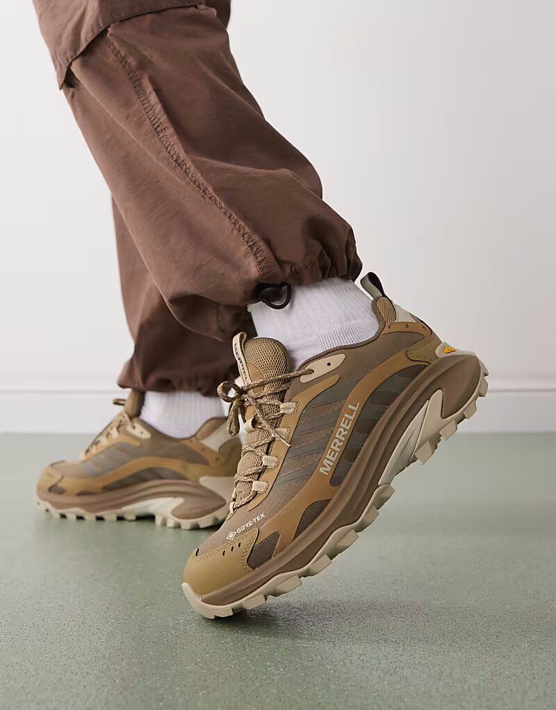 

Кроссовки Merrell Moab Speed ​​​​2 GTX бежевого цвета