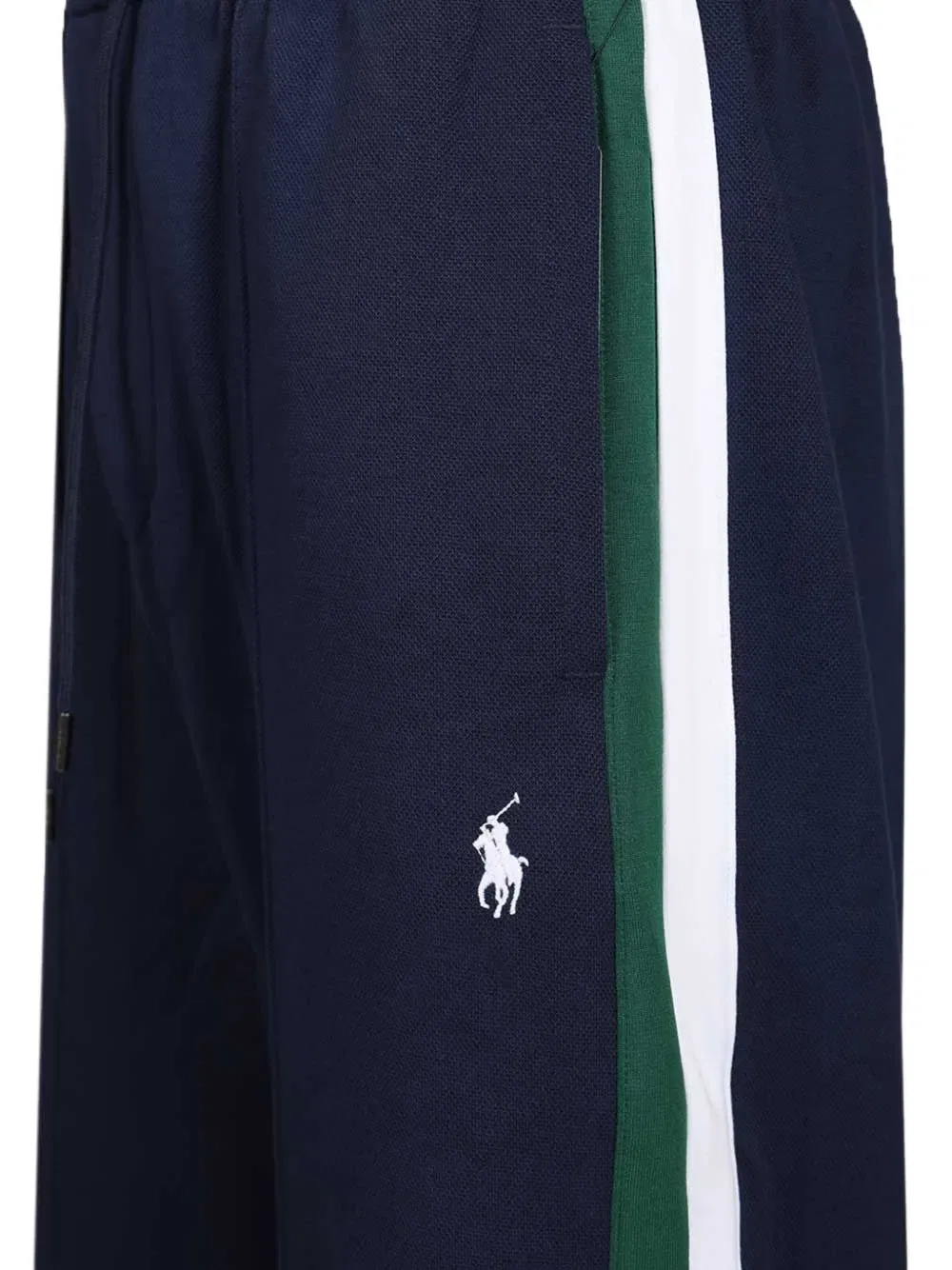 Спортивные брюки с боковыми полосами и завязками на талии Polo Ralph Lauren, синий — фото 4