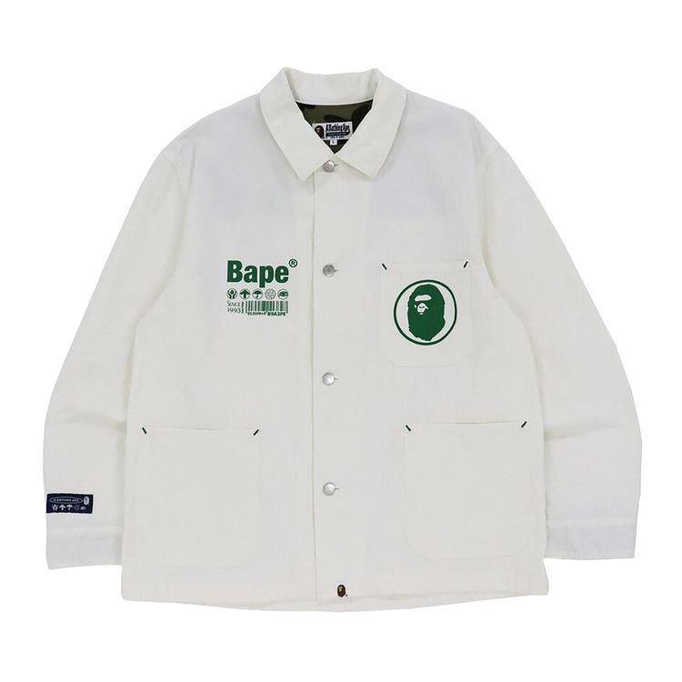

Куртка BAPE Coverall Jacket, Ivory