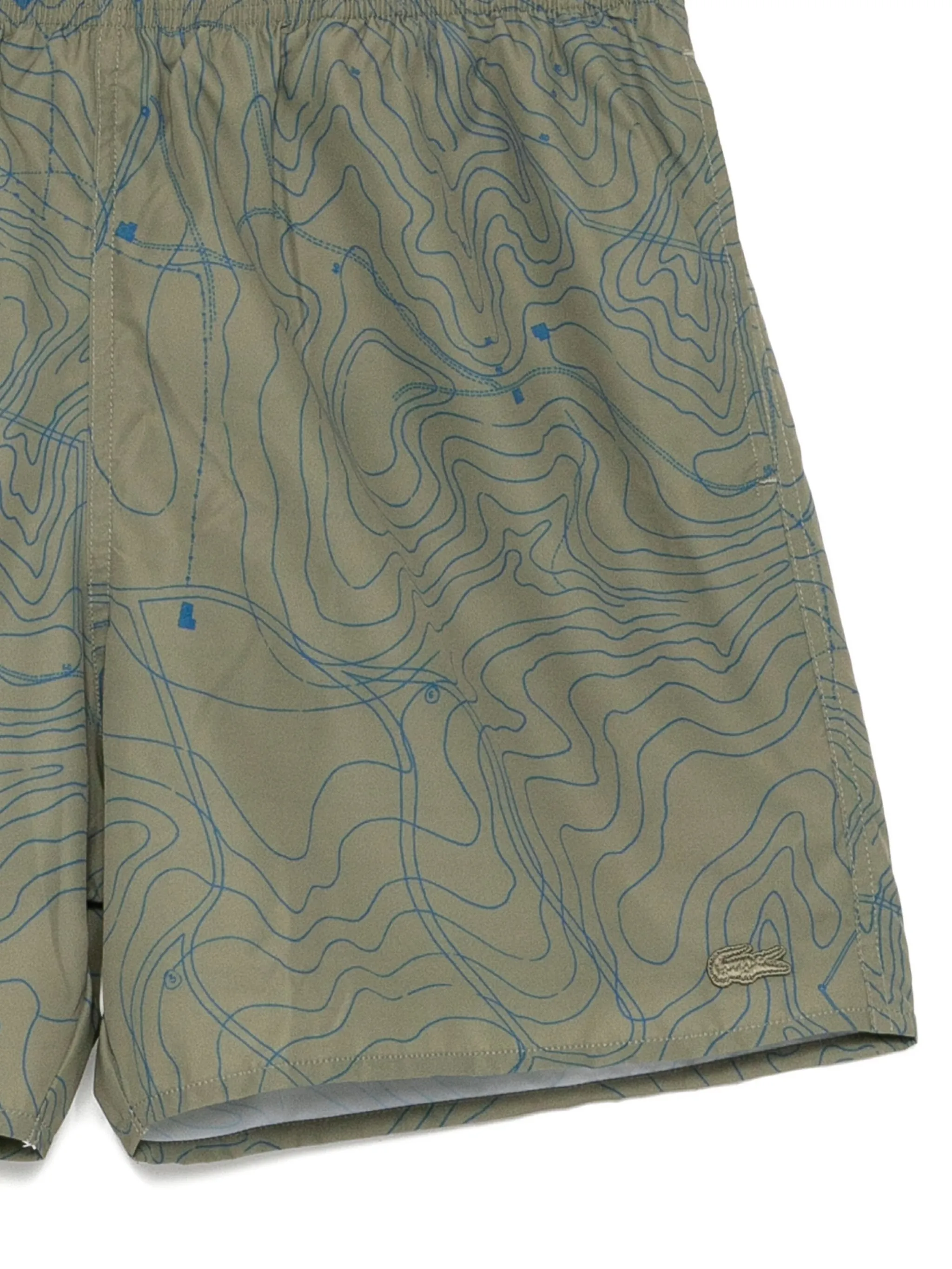 

Плавки-шорты с вышитым логотипом Lacoste, зеленый