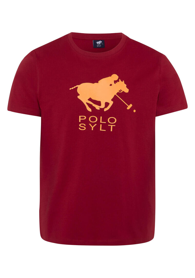 

Футболка с напечатанным логотипом POLO SYLT, цвет rot