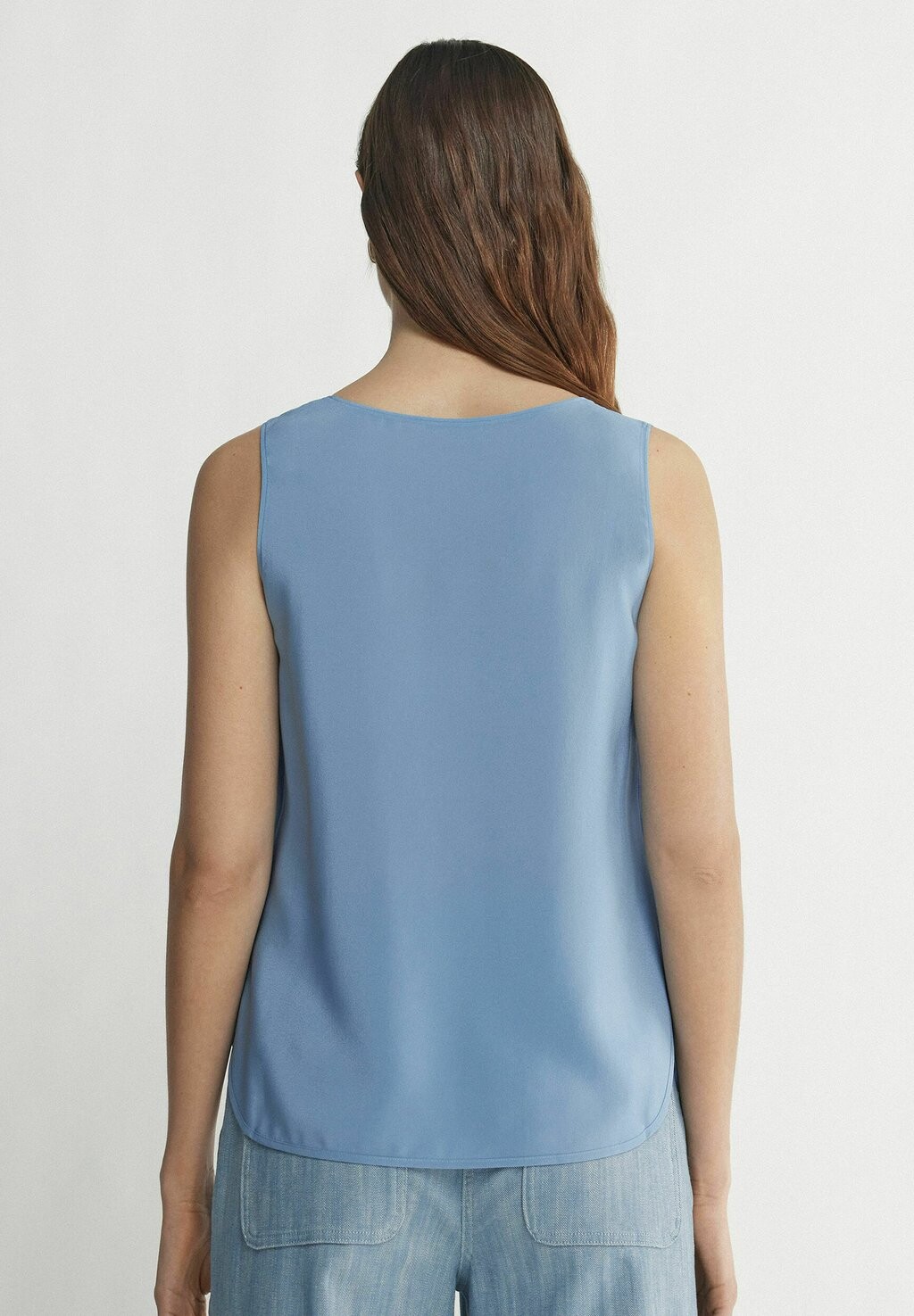 

Топ WIDE-NECK Falconeri, цвет Mottled Light Blue