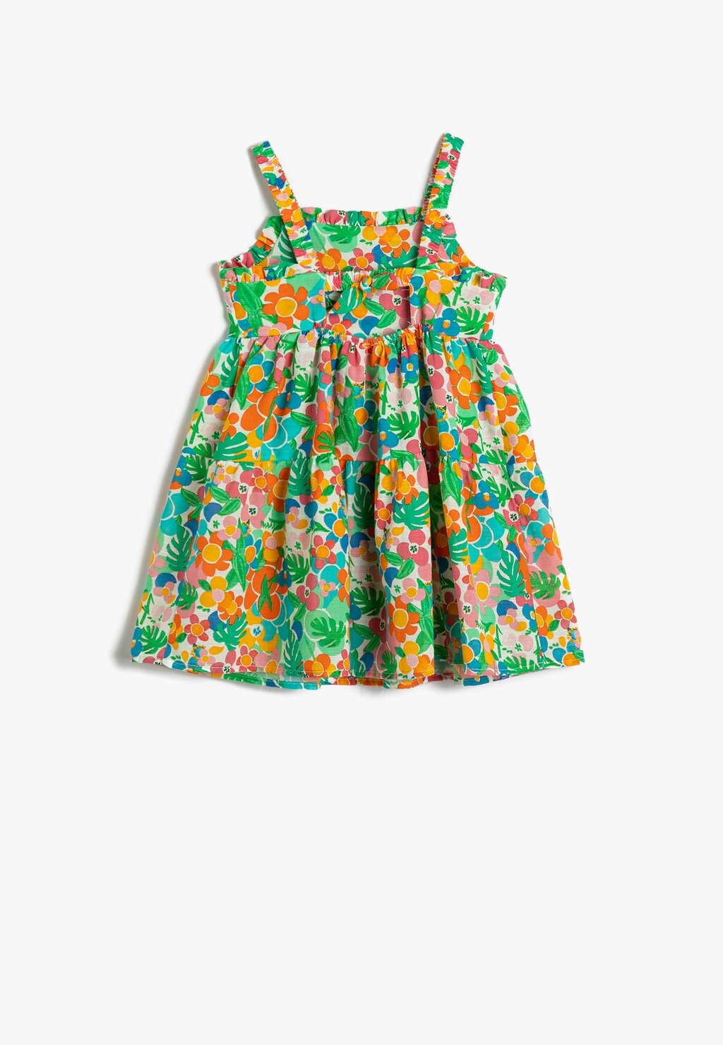

Повседневное платье Strappy Tiered Koton, белое