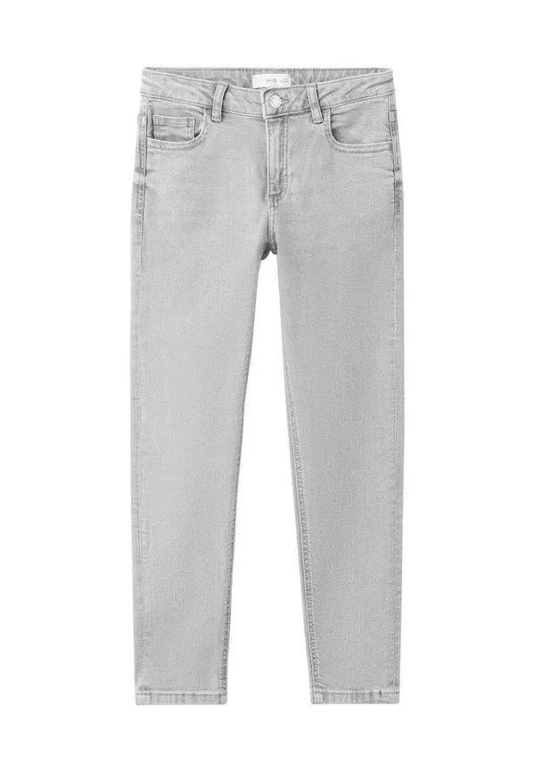 Детские джинсы облегающего кроя Mango Kids, Grey Denim — фото 2
