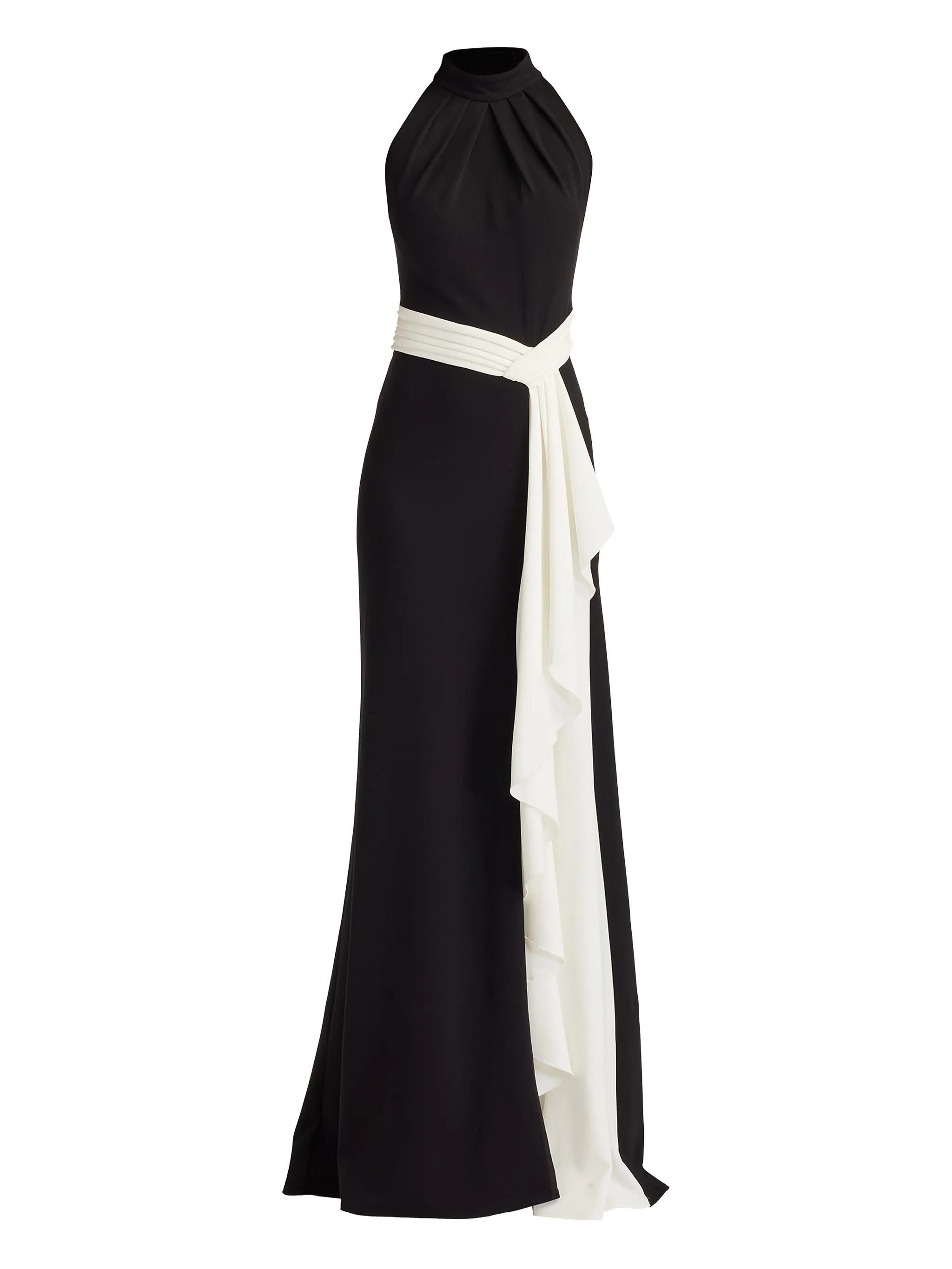 

Драпированное платье Tadashi Shoji, черный