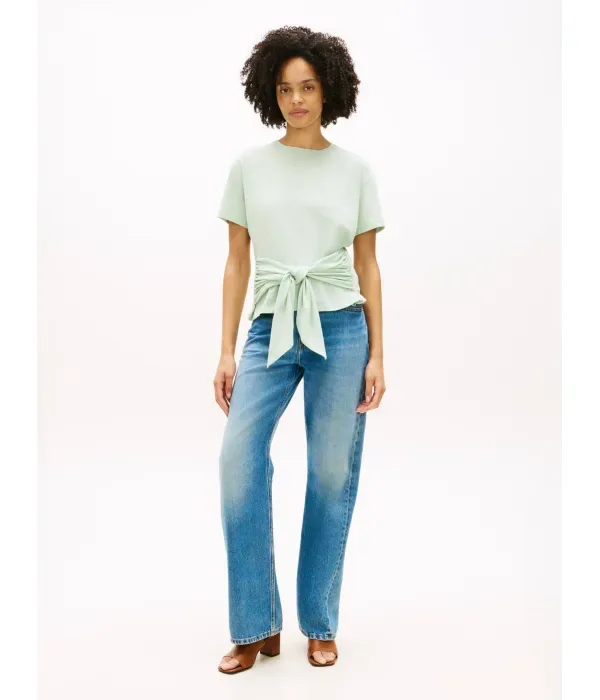 Футболка relaxed fit Tommy Hilfiger, зеленый — фото 2